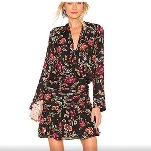 A.L.C. Haven Floral Dress - 100% Silk